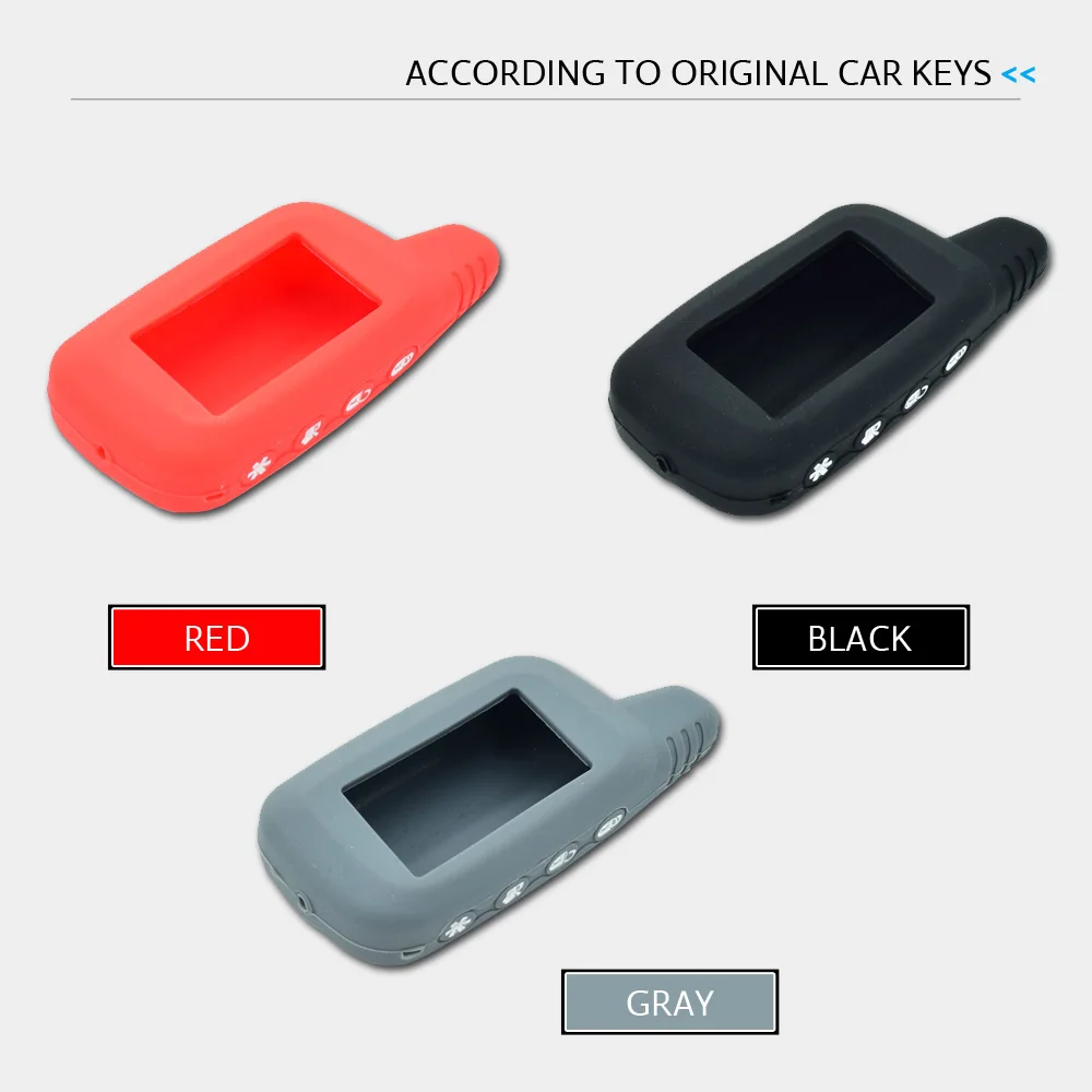 Silicone Key Case For Pantera SLK 300 350 400 450 600 625 868 600RS 625RS 650RS 675RS Car Alarm LCD Remote Control Protect Cover