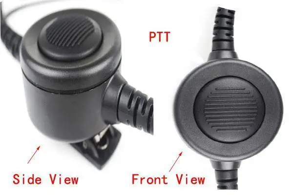 1 Pin Heavy Duty PTT Throat OR Forehead Vibration MIC for Motorola 2.5mm T6200