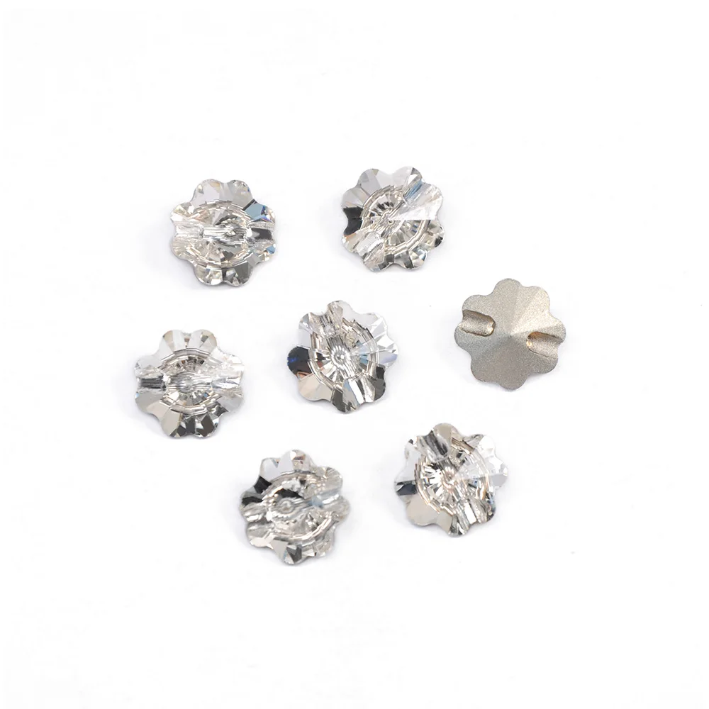 Kristallklare Formknöpfe zum Aufnähen, DIY Strass-Druckknöpfe für Schmuck, Kleidung, Sofa, Kostüm – Detail 7