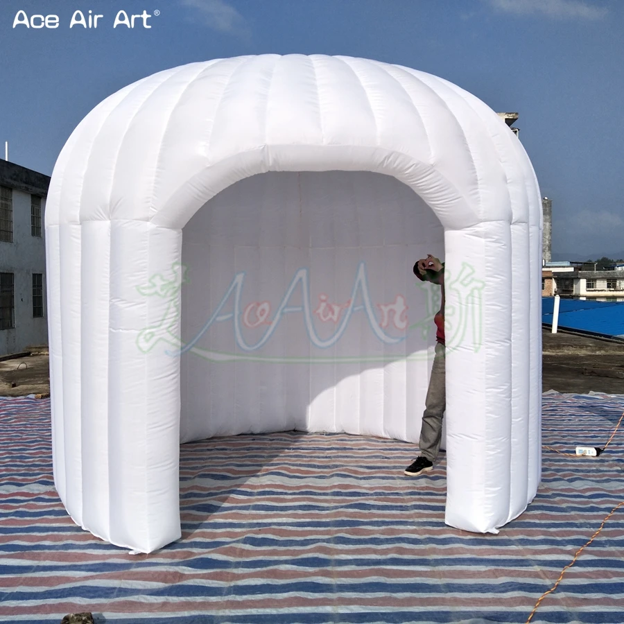 New Designed Led Dome Inflatable Trade Show Tent Photo Booth Enclosure for Party and Wedding Events