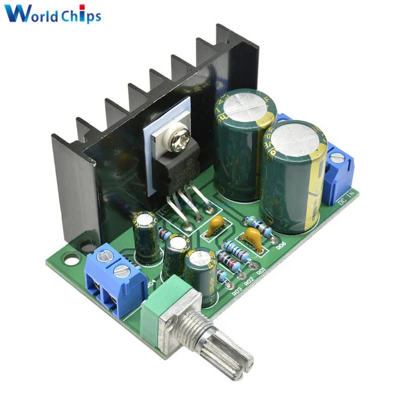 diymore TDA2050 Amplifier Board DC 12-24V 5W-120W 1 One Channel Mono Audio Power Amplifier Board Module 1-Channel 60*35*40mm