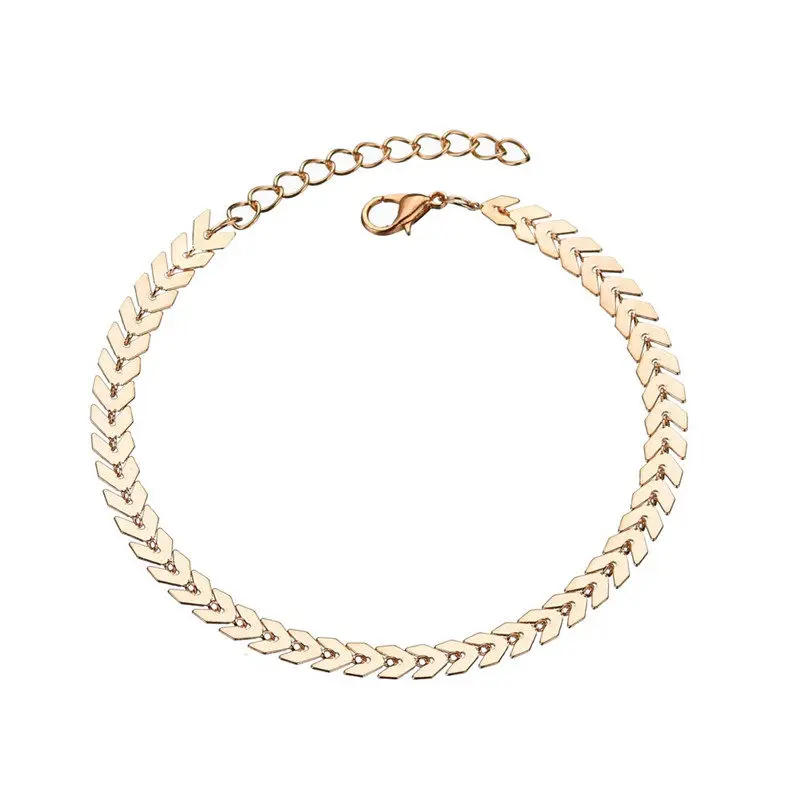 Vintage Arrows Beach Foot Anklet For Women Bohemian Female Anklets Summer Bracelet Foot Jewelry Ankle Chain Beaded