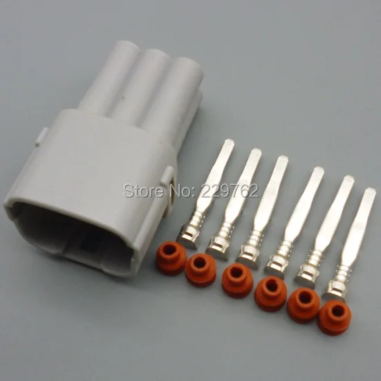 Shhworldsea 10Sets 6187-6561 6pin 2.2MM car waterproof Sensor connector Auto Electrical plug automotive plug for Motorcycle