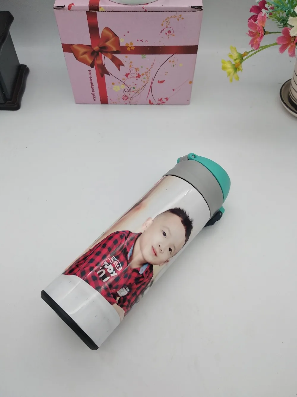 350ML/500ML Thermos with photo DIY new type Customize image picture colorful print LOGO creative gifts Vacuum Free design MAZWEI