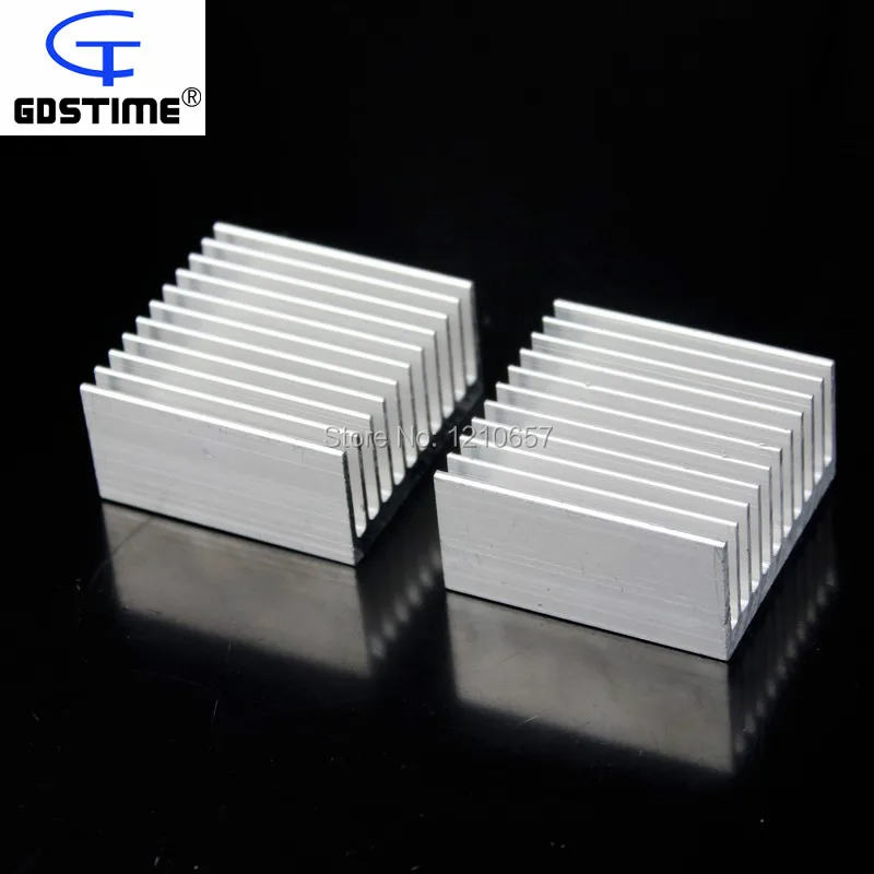 10Pcs lot Aluminum Radiator Heat Sink Heatsink 40mm x 40mm x 20mm