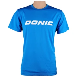 DONIC koszulki do tenisa stołowego koszulki treningowe pochłaniają pot komfort szybkoschnący ping pong shirt cloth sportswear