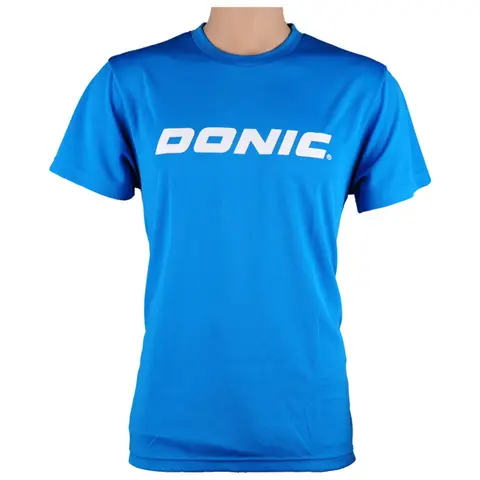 DONIC 탁구 저지 트레이닝 티셔츠, 땀 흡수, 편안함, 빠른 건조, 탁구 셔츠, 천 스포츠웨어