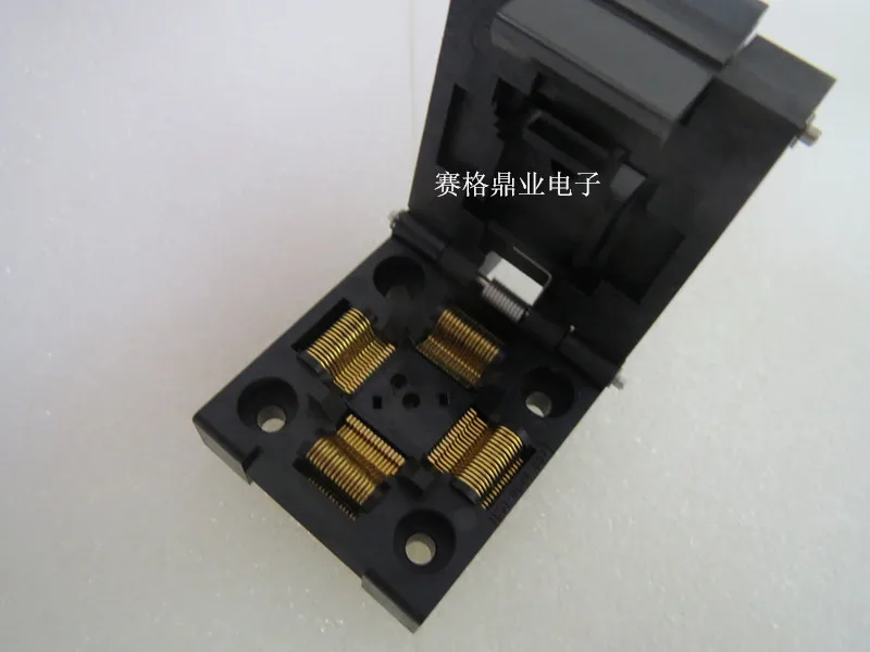 

IC51-0644-807 TQFP64 QFP64 Burn-in Socket gold plating IC testing seat Test Socket test bench