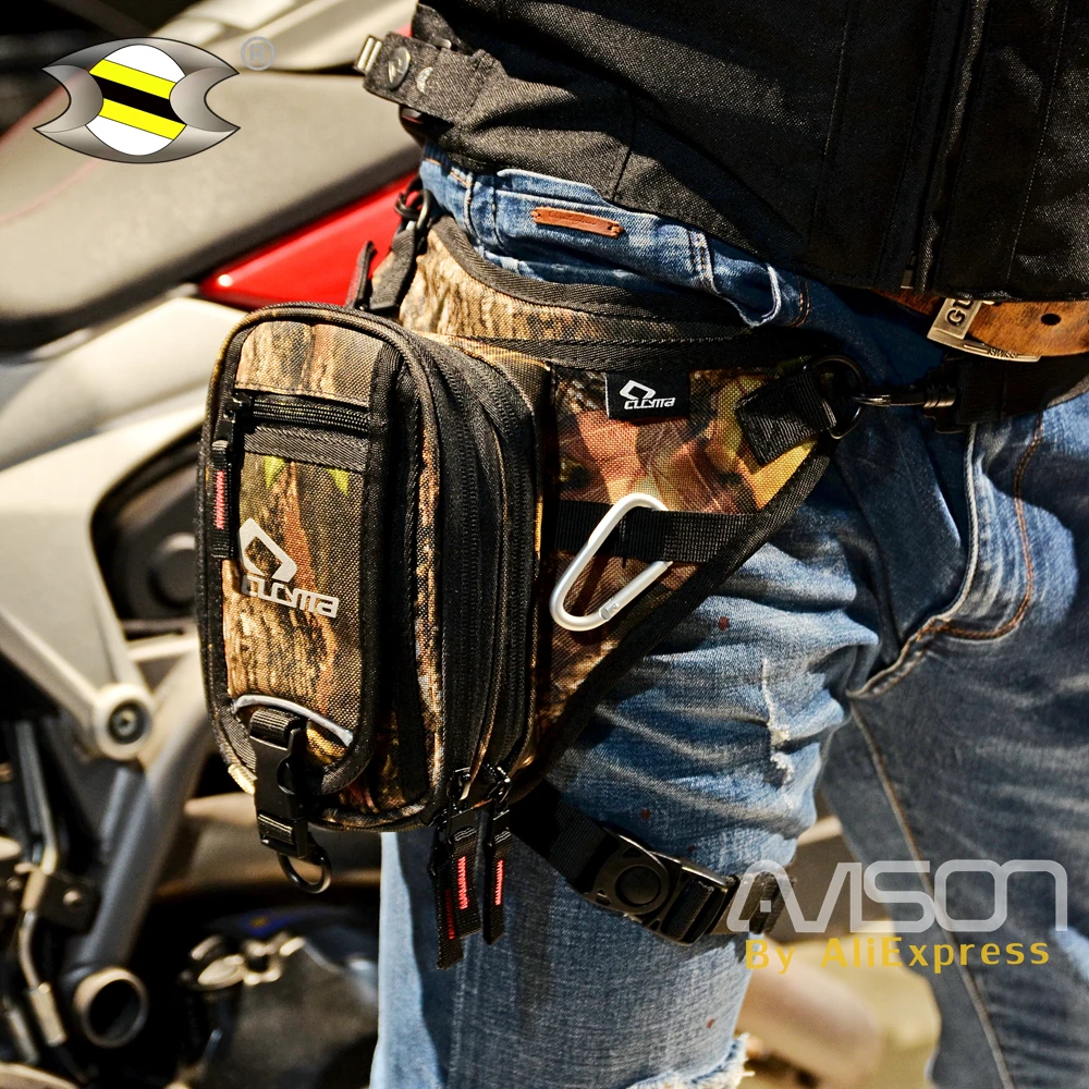 New Arrival Male Shoulder Bags Crossbody Bag  Motorcycle LegBag Short Trip MessengersBag