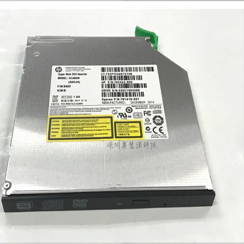 Imagem -04 - Dvdrw Ultra-fino para hp Workstation Unidade Óptica Original Gravação de Dvd Embutida Z240 Z440 Z640 95 mm Novo