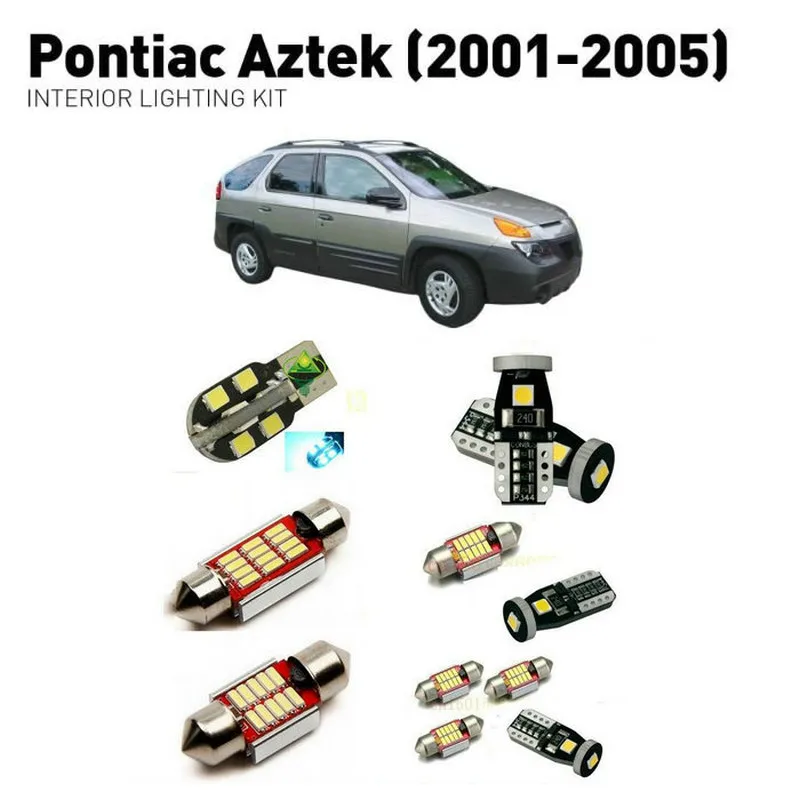 

Led interior lights For pontiac aztek 2001-2005 8pc Led Lights For Cars lighting kit automotive bulbs Canbus