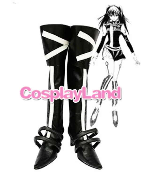 

D Gray-Man Lenalee Lee Cosplay Boots Shoes Anime Party Cosplay Show Boots Custom Made for Adult Women Shoes