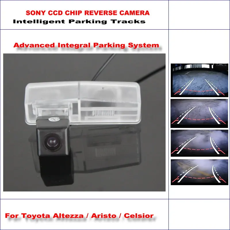 

For Toyota Altezza/Aristo/Celsior Car Backup Rear Reverse Camera Intelligent Parking Tracks CAM