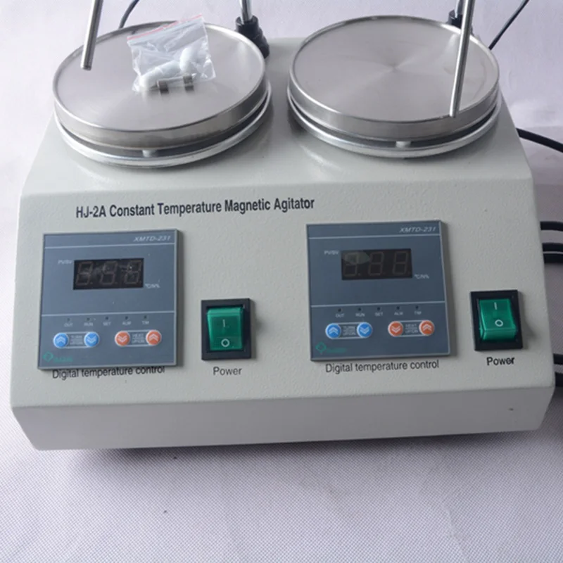 2 units Multi-unit Digital Thermostatic Magnetic Stirrer Hotplate