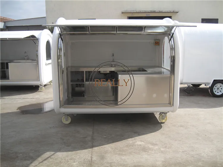 Most practical of fast food cart kitchen food truck mobile food kiosk for sale