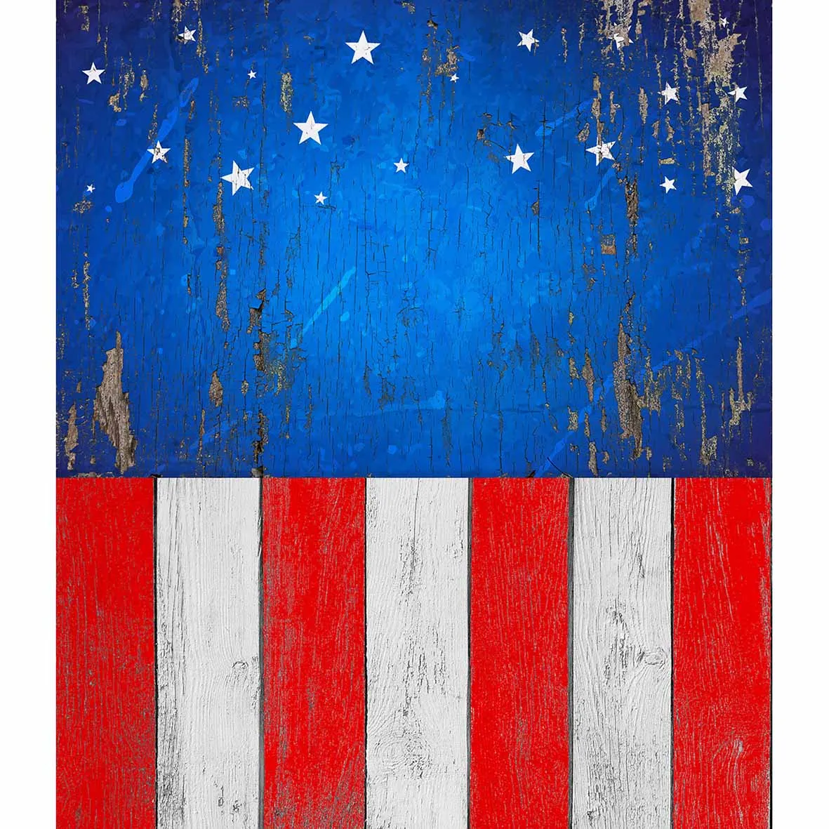 Allenjoy backgrounds for photo studio Blue red white stripes mottled wooden floor backdrop new arrivals design fantasy props