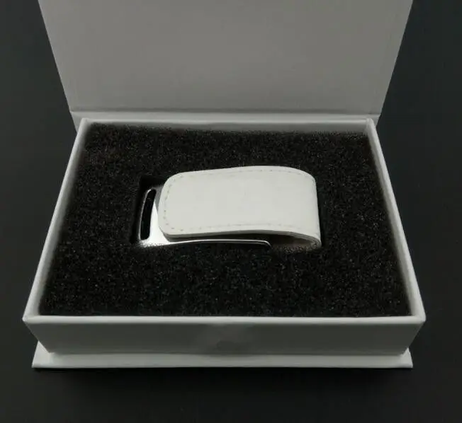 Custom print photography logo leather usb 2.0 memory stick flash pendrive (Over 20 pcs,free logo on the usb and box)