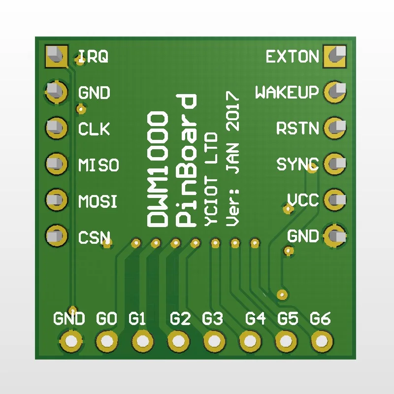 1pcs/lot  DWM1000 UWB Welding resistance positioning switch board in stock