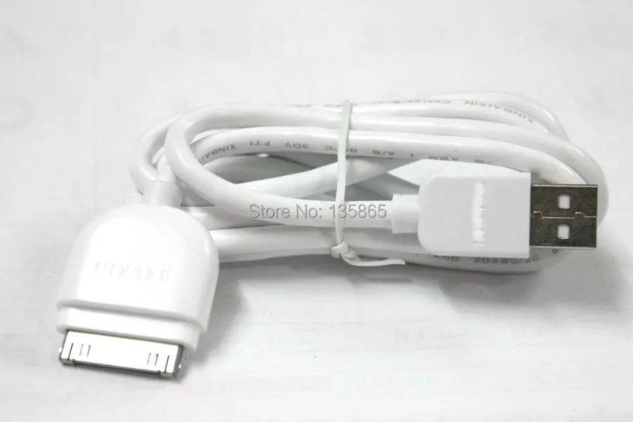 USB Charge Sync Cable F8Z635-04 white for iPhone3G 4s iPad1 2 3 HD 3/iPod Video Classic Mini Nano Photo Touch