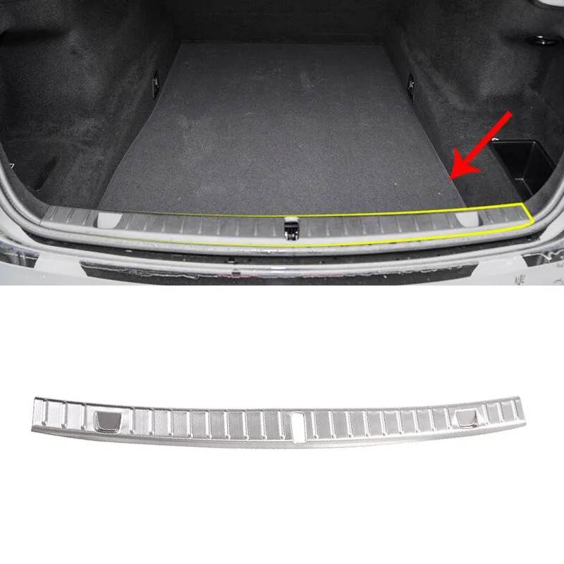 

For BMW 7 Series G11 G12 730 750li 2016-2018 Stainless Steel Car Inner Rear Bumper Protector Plate Trim Tail Trunk Guard Cover