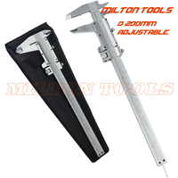 200mm/8inch  vernier caliper micometer gauge with fine-adjustment 0-200mm slider caliper  measuring tool