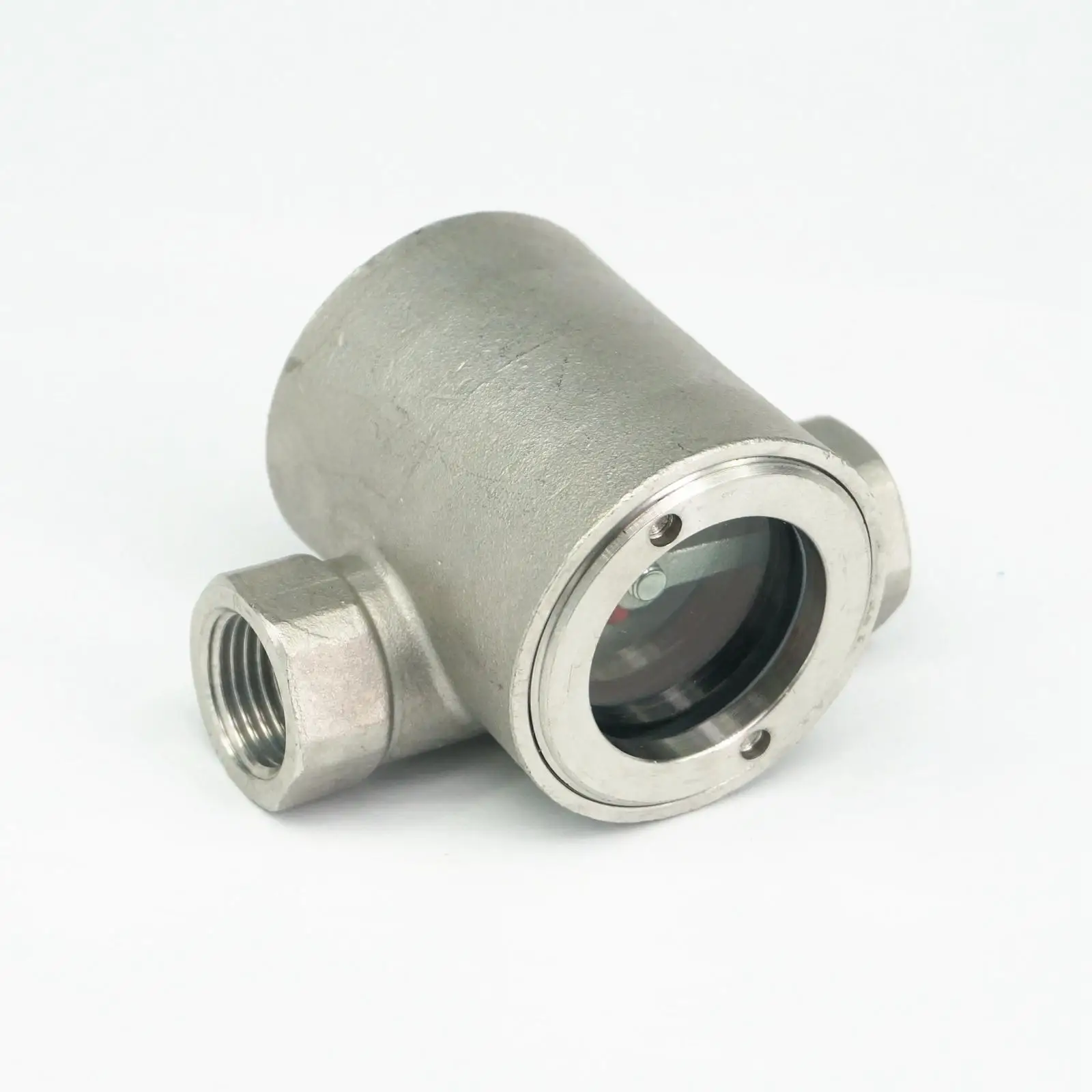 1/2" BSP Female SS304 Stainless Steel Window Sight Flow Indicator With Impeller