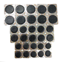 30Pcs/Set Universal Round Shape Tyre Repair Cold Patch Tire Repair Rubber Patch Tool For Car Motorcycle Multifunctional