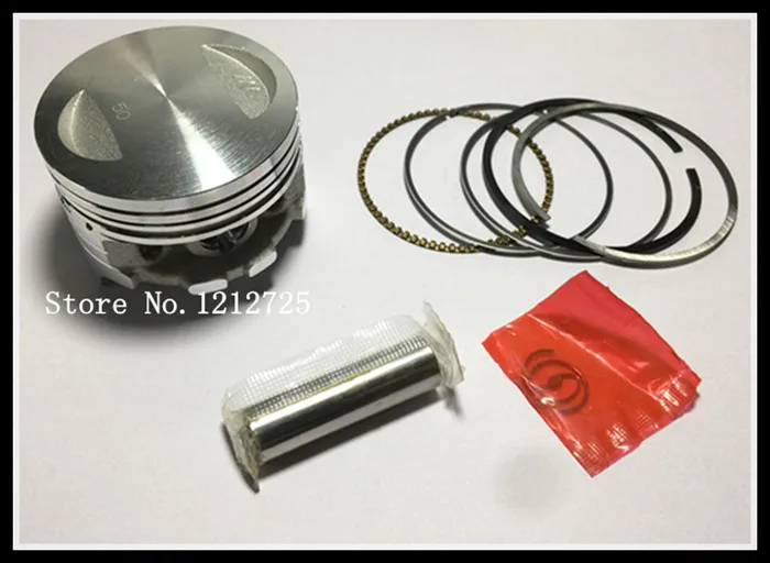 Haojiang Motorcycle engine parts HJ150-11-16-17-2A-3B-5B-8B Piston ring Piston size Enlarge 0.5(62.5mm) pin 13mm