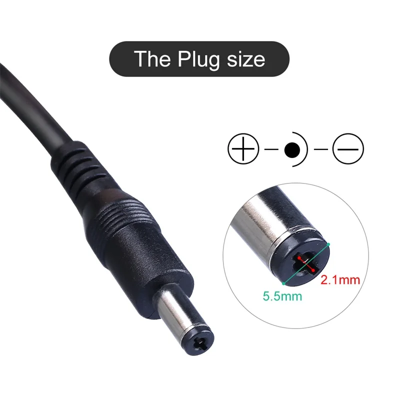 AU/EU/UK/US DC Plug Universal Electric Bike Battery Charger Output 54V 42V 2A E Bicycle Charger for 48V/36V Battery