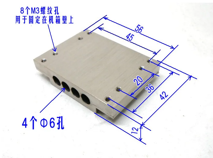 무료 배송 1155 1150 200mm 히트 파이프 라디에이터 DIY 키트, 모든 알루미늄 섀시 빌드 음소거 컴퓨터 CPU 라디에이터와 호환