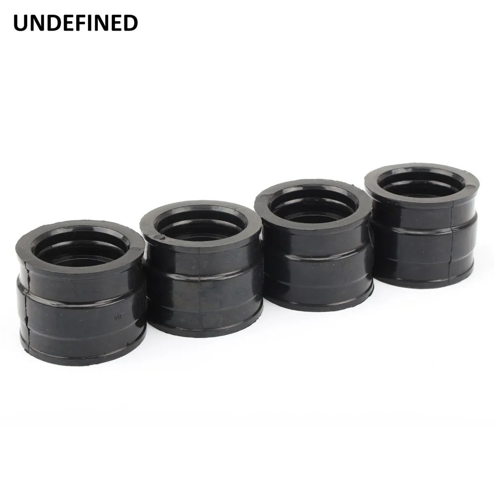 UNDEFINED 4x Carburetor Insulator Carb Boots for Honda CB650 CB 650 1979 1980 1981 1982 Motorcycle Intake Manifold Adapter DDD87