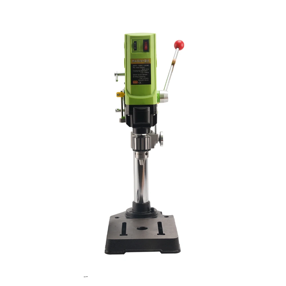 AMYAMY Mini Drilling and milling machine Drill Press Bench drill Small electric Drill Machine with lifting device 220V 1050W