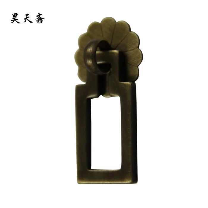 [Haotian] bronze fast new classical Chinese antique Ming and Qing door handle drawer handle copper side