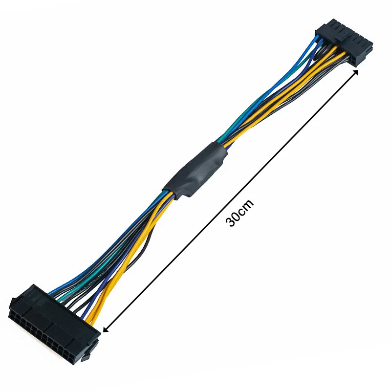 PSU ATX 24Pin إلى 18Pin محول محول وصلة كابل الطاقة ل HP Z420 Z620 سطح المكتب محطة اللوحة 18AWG 30 سنتيمتر #2