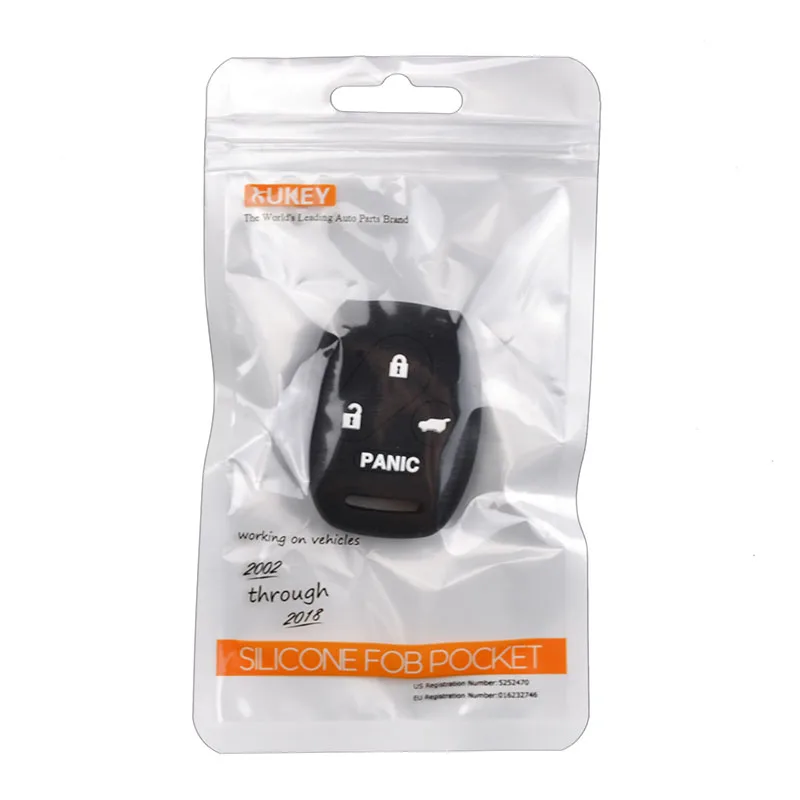 For Honda Accord CR-V Civic Insight Silicone Car Key Case Cover Keyless Fob Shell Skin Holder Protector 2016 2017 2018