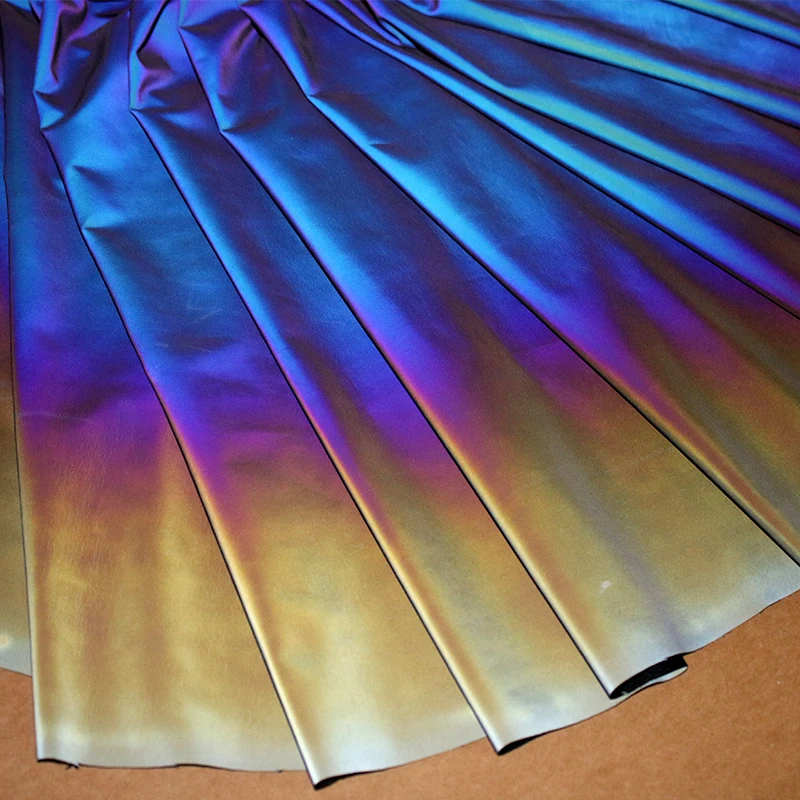 Gradient luminous  functional super bright colorful clothing color changing fabric ,high grade designer fabrics for patchwork