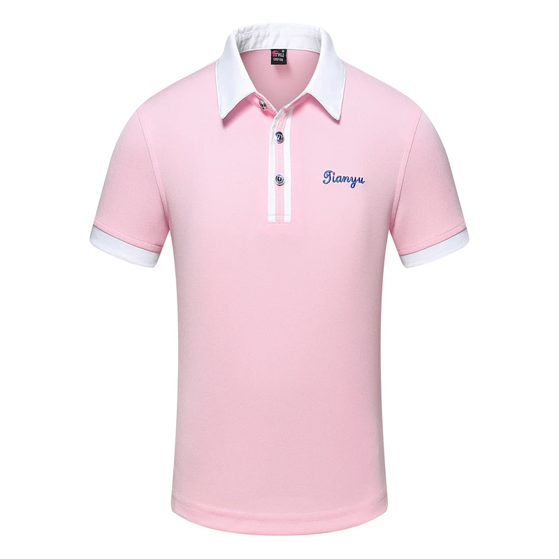 Novo! Roupas de golfe Curto-de mangas compridas Uniformes das Crianças Pai-Filho Meninos Meninas Coreano Roupas de Verão Esportes Vibrante e Elegante