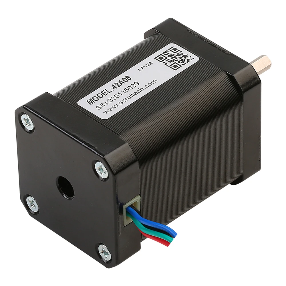 Rtelligent Nema 17 3D Printer Motor 7.1kgcm 0.71N.M (100.5oz.in)  4 Lead Stepper Motor for Printing Robot Arm