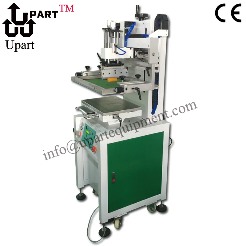 automatic silk screen printing machine with vacuum for plastic metal glass ceramic