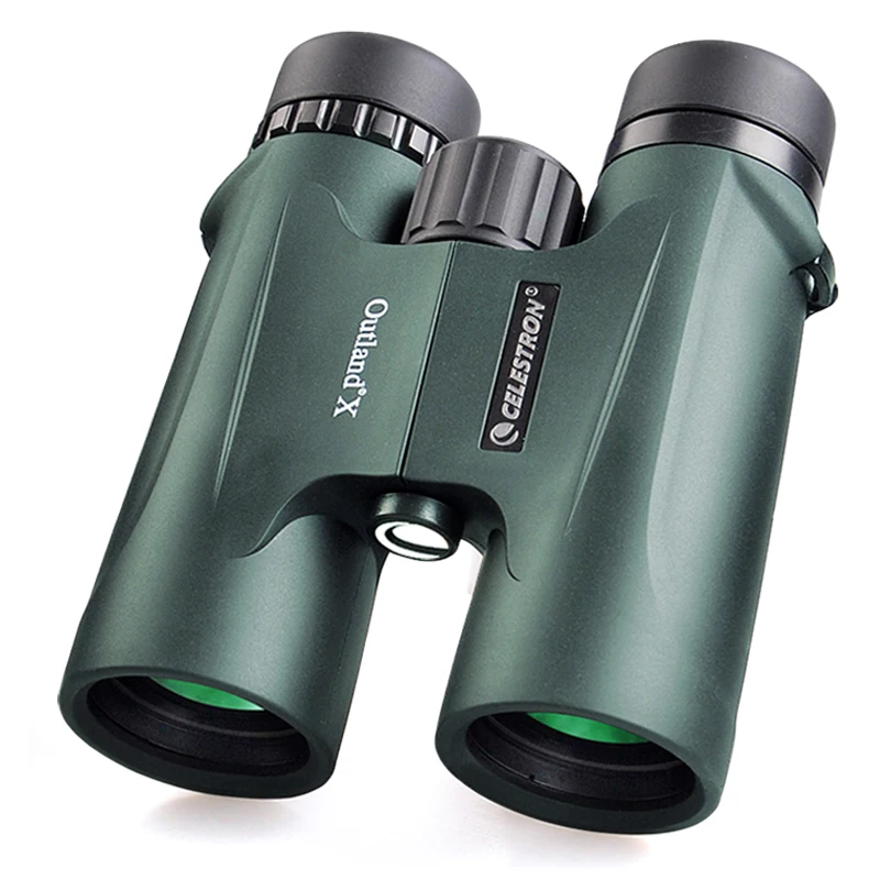 Celestron Outland X 8x42 10X42 binoculares verdes binoculares impermeables y a prueba de niebla para adultos óptica multicapa y prismas BaK-4