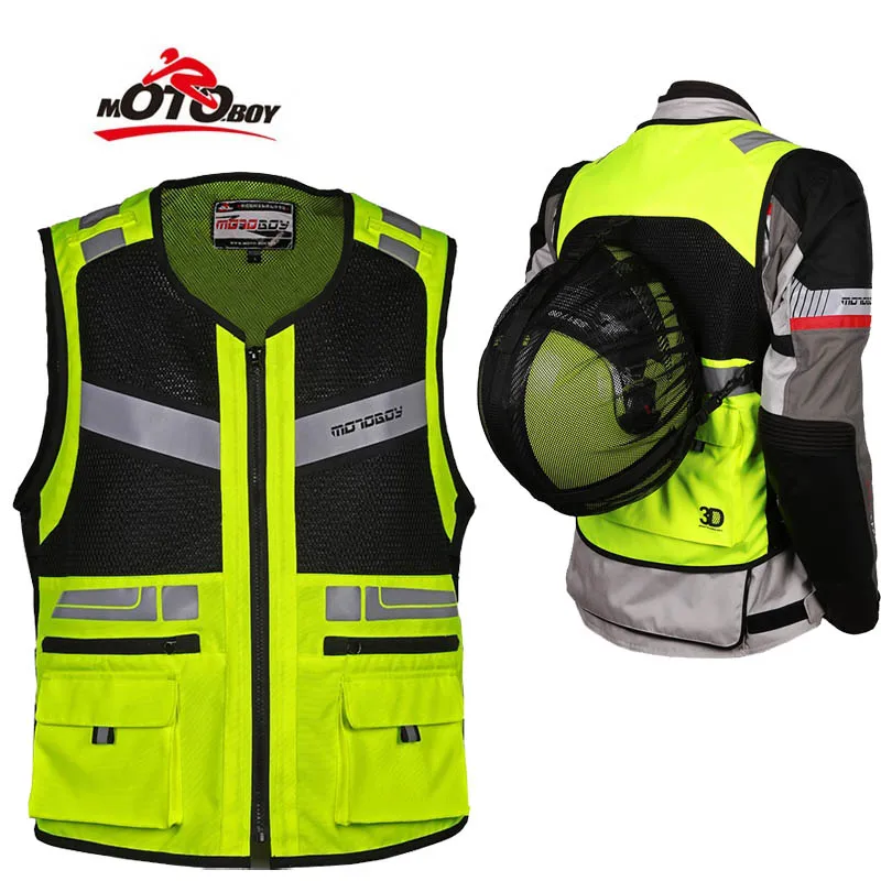 2018 Summer New MOTOBOY Motorcycle Jersey Men women reflective vest Racing rally off-road clothing locomotive knight equipment