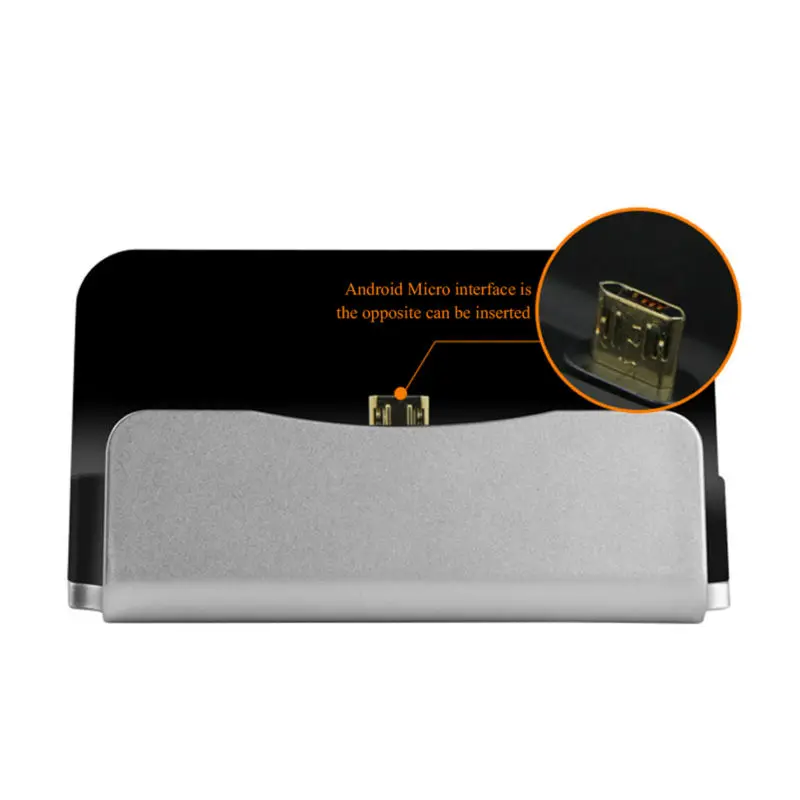 For Samsung Xiaomi Huawei LG HTC Android Phone Micro/Type-C/ iPhone Dock Charger Sync Data Docking Station Desktop Cradle Stand