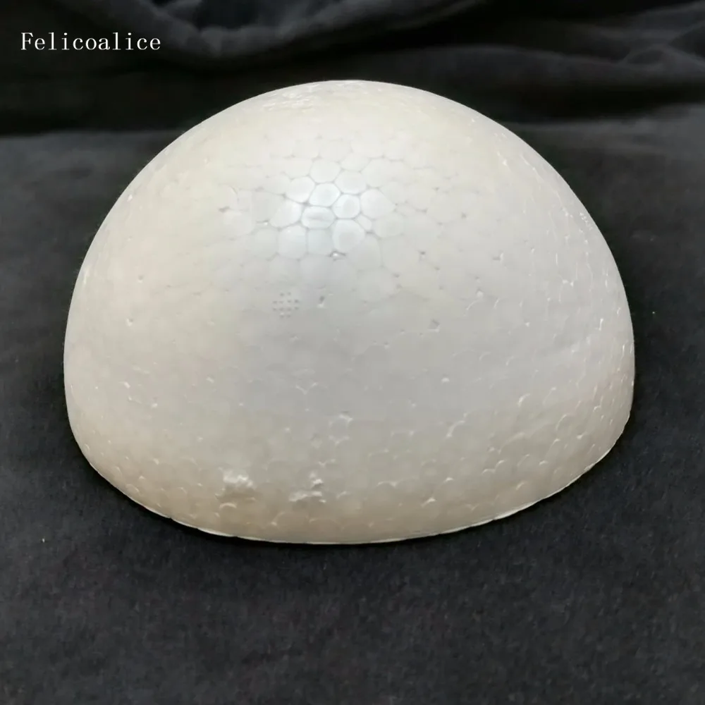 15cm Half Polystyrene Styrofoam Foam Balls White 5.91inch/150mm