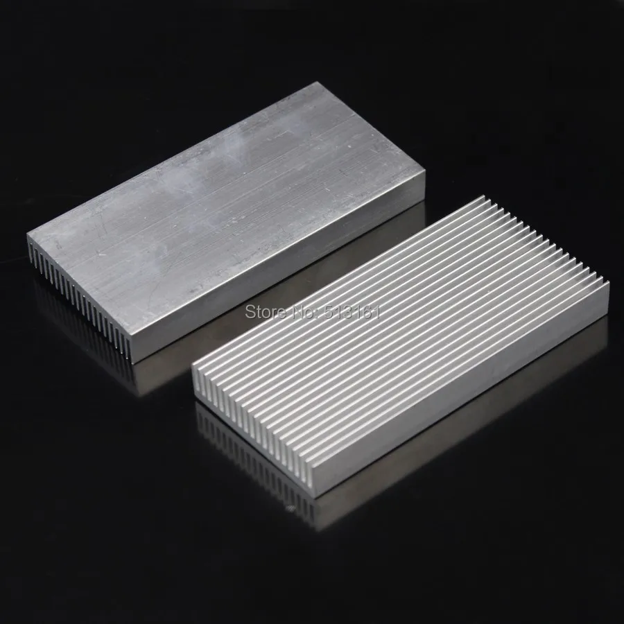 30pcs/lot Silver 100x48x11mm Aluminum Heatsink For LED IC Chip Heat Sink