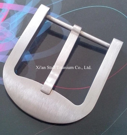 Pure Titanium Manual Belt Buckle Allery free Rustproof Stone washing / Brushing Finishing for Belt Width 49-50mm