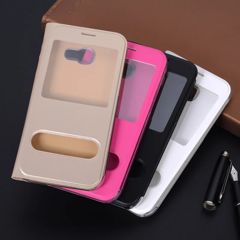 Flip Cover Leather Phone Case For Samsung Galaxy A3 A5 2017 A7 A 3 5 7 SM A320 A520 A520F A720 A720F SM-A320F SM-A520F SM-A720F