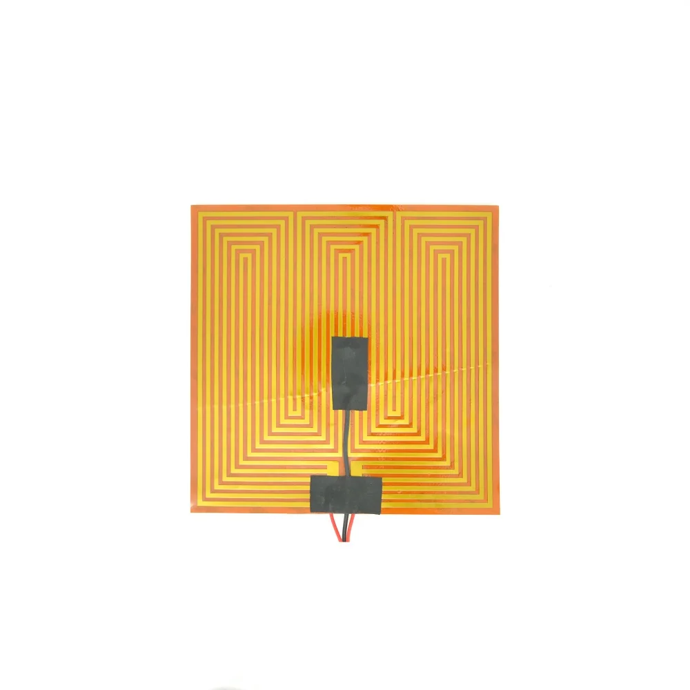 

12V 210mm 100W Square Kapton Film Flexible Heater