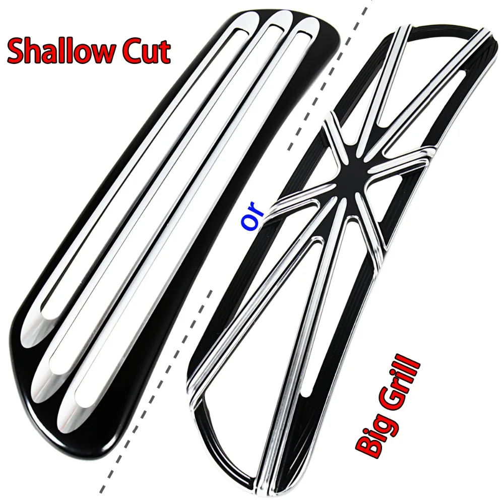 Shallow Cut Big Grill Fairing Scoop Intake Trim Accent For Harley Touring Electra Street Glide FLH/T FLHX 2014-2022 Model