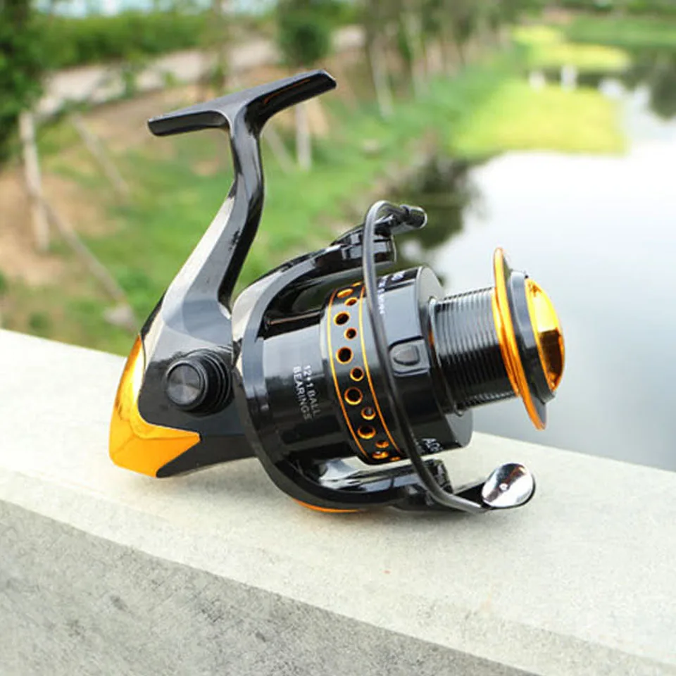 Fishing Reel 12+1BB AD1000 -7000 Spinning Reel carpa molinete de pesca roda Spinning Wheel Fishing Reel