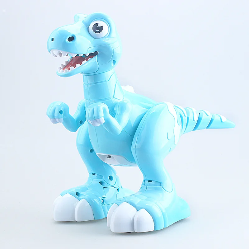 Novo inteligente elétrico spray andando dinossauro brinquedo 908b animatronic simulação de controle remoto jurássico rc dinossauro robô